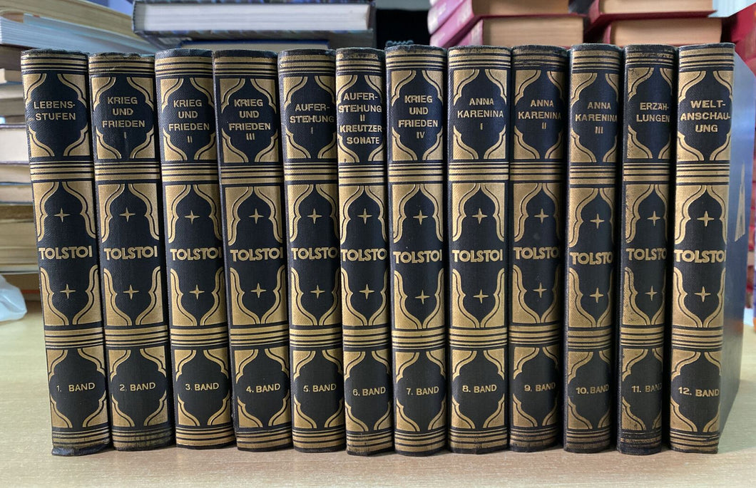 AUSGEWAHLTE WERKE HERAUSGEGEBEN VON W. LUDTKE 12 BANDE 1920ca. BB450