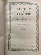 Carica l&#39;immagine nel visualizzatore di Gallery, LIRICHE E TRAGEDIE A. MANZONI 2 VOLL. UTET CLASSICI BE17
