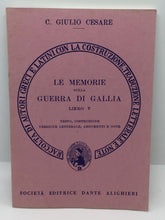 Carica l&#39;immagine nel visualizzatore di Gallery, LE MEMORIE SULLA GUERRA DI GALLIA LIBRO V  C.GIULIO CESARE AC509
