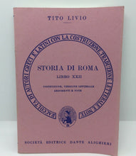 Carica l&#39;immagine nel visualizzatore di Gallery, LA STORIA DI ROMA LIBRO XXII TITO LIVIO AC530
