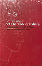 Carica l&#39;immagine nel visualizzatore di Gallery, COSTITUZIONE DELLA REPUBBLICA ITALIANA T. DE MAURO - L. VILLARI UTET P602
