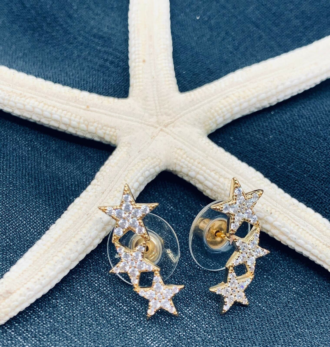 ORECCHÌNI STELLE col. ORO JEW05