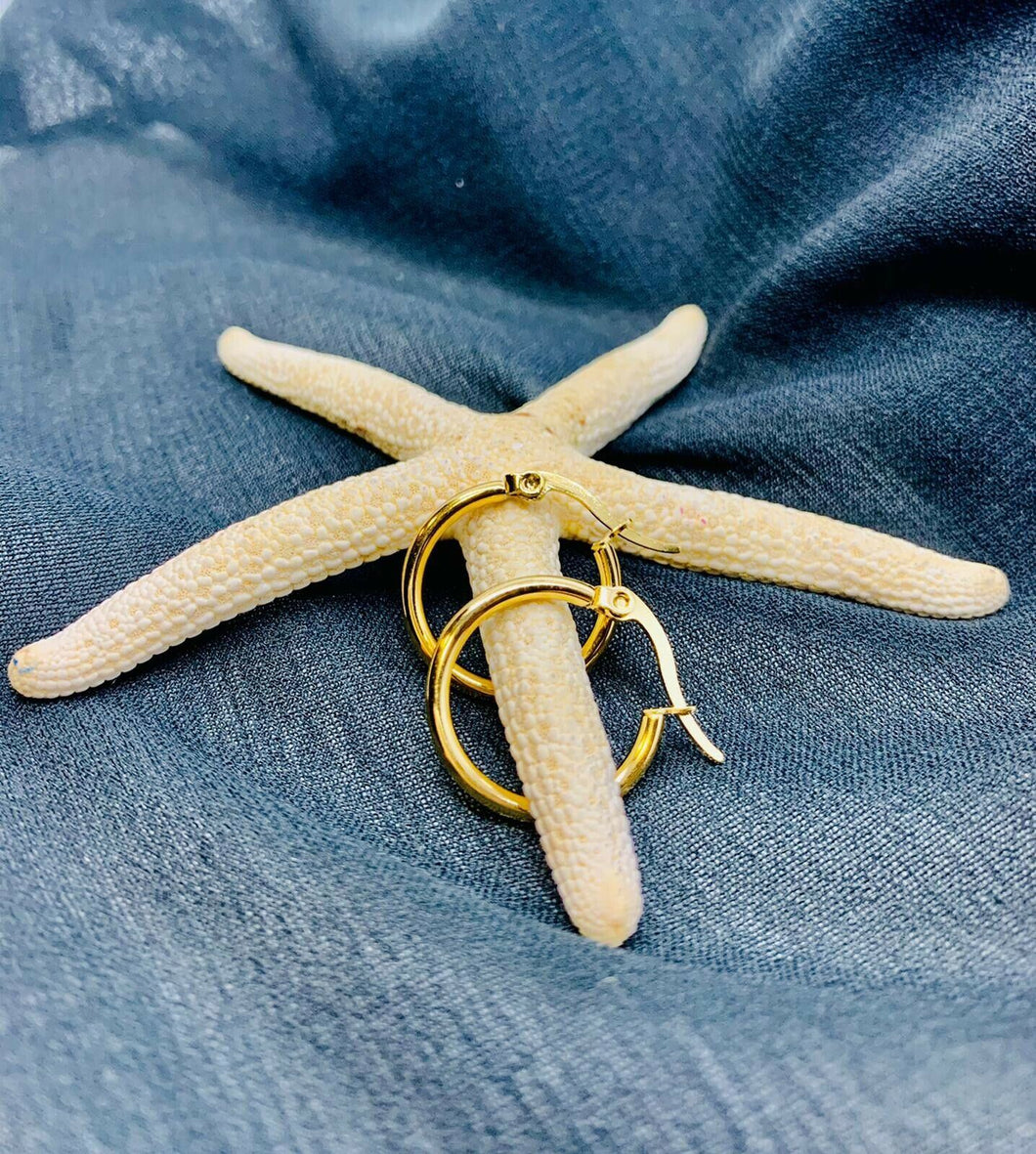 ORECCHÌNI CERCHIO col. ORO SET DI 3 JEW06
