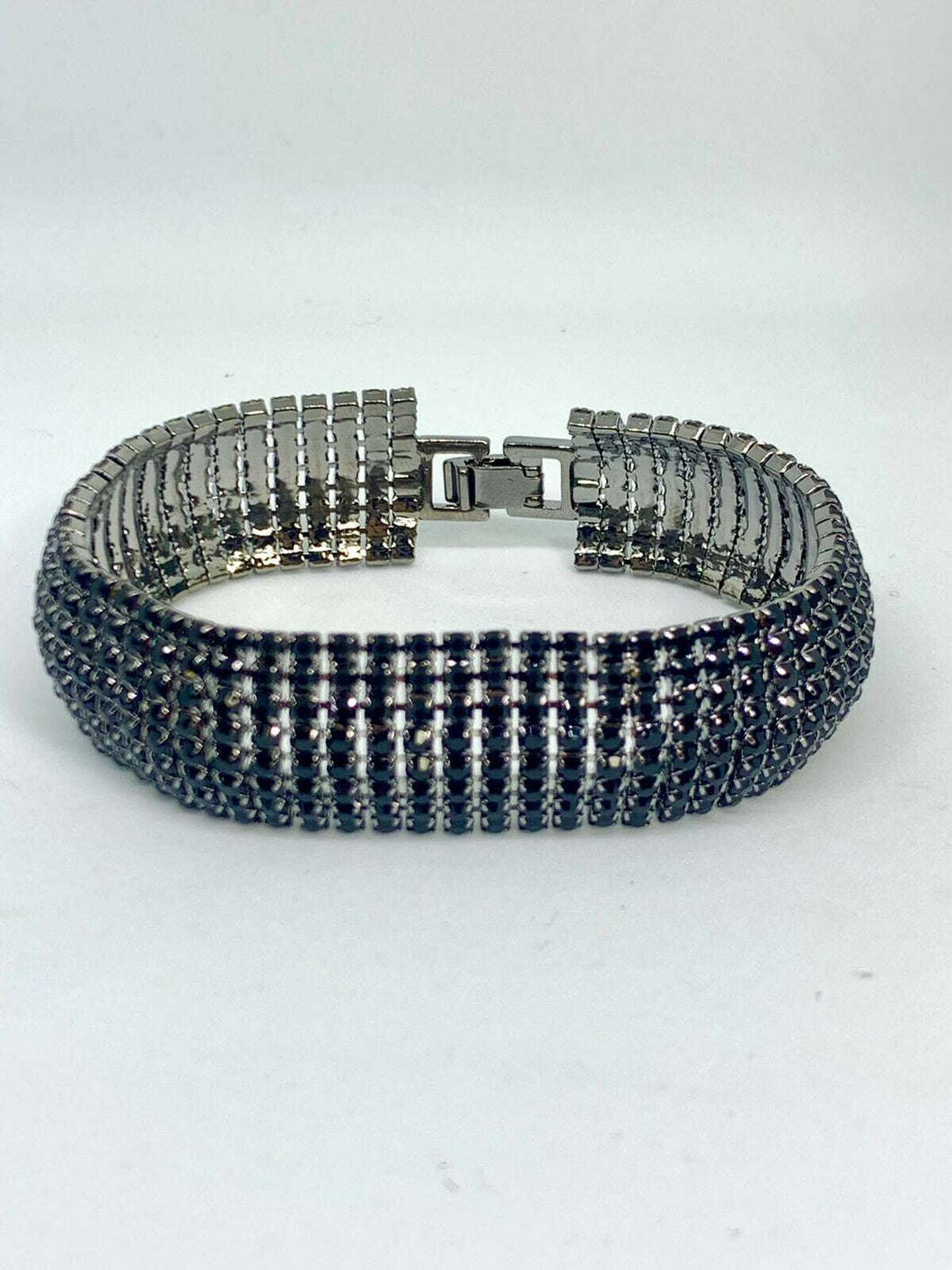 BRACCIALE DONNA STRASS col. NERO  JEW30