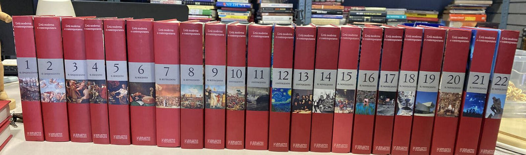 L’ETÀ MODERNA E CONTEMPORANEA U. ECO 22 VOLL. REPUBBLICA AF251